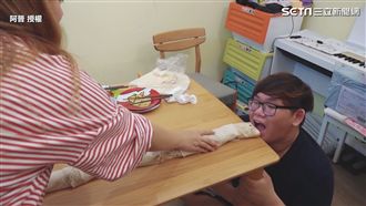 美味巨大潤餅　火車過山洞吃法網噴笑