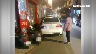 逆向違停卡進出　民眾爆氣飆罵1分鐘