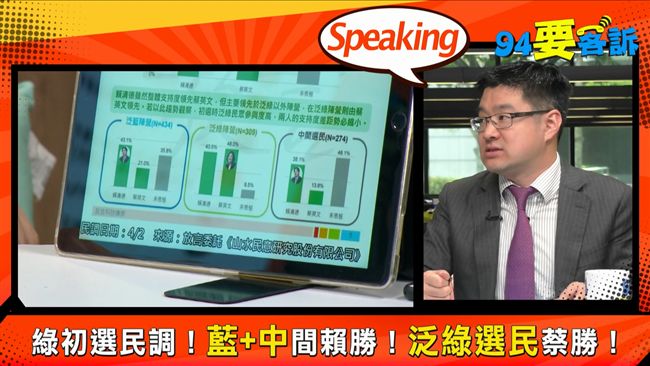 蔡賴全民調會有藍營來亂？他：有可能