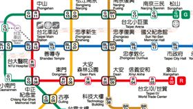 捷運線。（圖／取自台北捷運局）