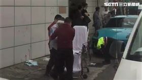 台北市延平北路七段兩男被圍毆現場（讀者提供）