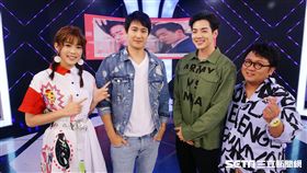 合作演出《你有念大學嗎？》的禾浩辰與邵翔受邀參與錄製完全娛樂。（圖／記者王建棠攝）