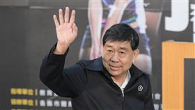 106企業排球聯賽體育線開賽記者會，中華奧會副主席蔡賜爵。 圖／記者林敬旻攝