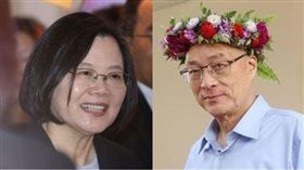 蔡英文與吳敦義 圖/記者林士傑攝影,資料照