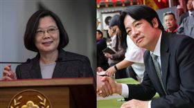 蔡英文,賴清德 圖/蔡英文臉書、賴清德臉書