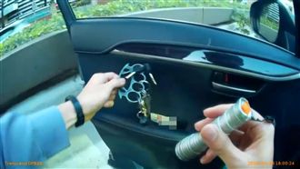 手指虎是鑰匙圈？　男觸法渾然不知