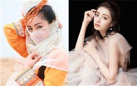 新疆女星麥迪娜。微博