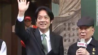 基隆簽書！賴：若當選…效法媽祖精神