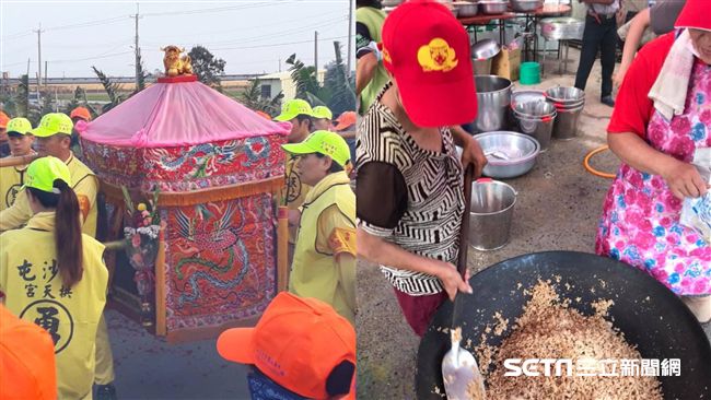 隨行白沙屯媽…9旬嬤年煮百份麻油雞