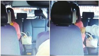 口罩妹搭車狂嬌嗔　運將嚇到吐7字