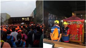 白沙屯媽祖神轎突進入火鍋店駐駕，民眾：被媽祖包場了。（圖／翻攝自靈異公社）