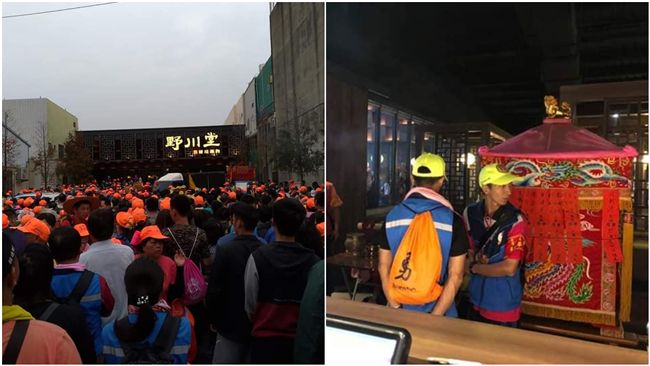 白沙屯媽駐駕火鍋店　網：老闆樂翻啦