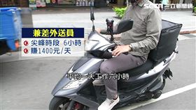兼差外送! 日工作6小時月薪破3萬