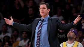 ▲湖人發布新聞稿炒了現任教頭華頓（Luke Walton）。（圖／翻攝自推特）