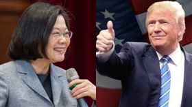 蔡英文,川普 圖/資料照