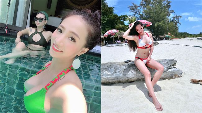 比基尼雪乳藏亮點　林采緹：生過證據
