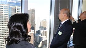 美西時間4/13上午市長參訪高科技產業Taboola，大數據分析產業。,高雄市府