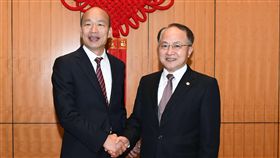 韓國瑜與香港中聯辦主任王志民,香港中聯辦官網