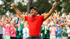 ▲「虎嘯」再現！伍茲第5度拿下美國名人賽冠軍。（圖／翻攝自PGATOUR推特）