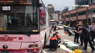 老婦違規被公車撞　命撿回了腿遭截肢