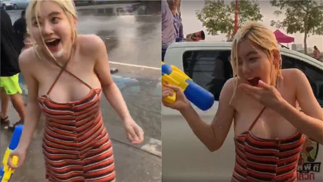 巨乳狂晃不停！正妹路邊激戰畫面曝光
