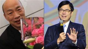 韓國瑜,陳其邁 圖/高市府提供,陳其邁臉書