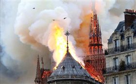 法國,首都,巴黎,聖母院,教堂,火災
翻攝推特