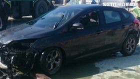 落海,東石碼頭,駕駛,嘉義,翻攝畫面