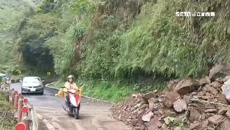 新竹五峰南清公路又坍！僅單向通行
