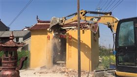 土地公廟,江蘇省,高郵市,拆除,違建（圖／翻攝自高郵市政府網站）