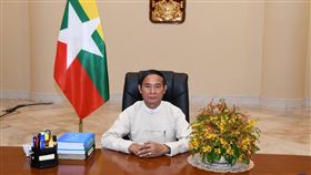 緬甸,總統,溫敏,Win Myint（圖／翻攝自Myanmar President Office Facebook）