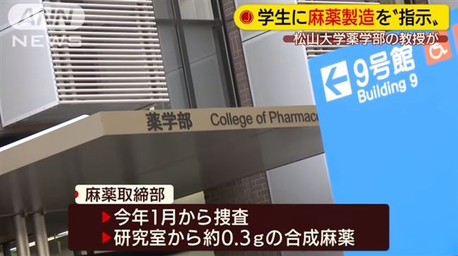 絕命毒師真人版？日教授竟助學生製毒