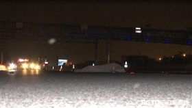 國道1號中山高中港交流道死亡車禍／記者鄭明堂攝