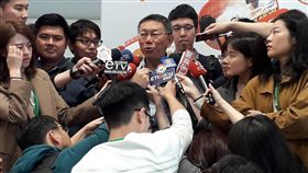 柯文哲受訪 記者鄒建威攝影