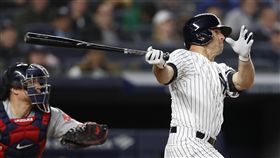 ▲賈納（Brett Gardner）生涯百轟是發大滿貫，幫助洋基逆轉5：3擊敗紅襪。（圖／美聯社／達志影像）