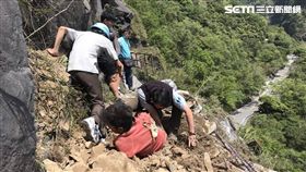 花蓮6.1地震,中橫遊客遭落石砸傷