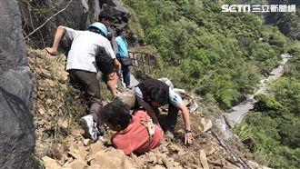 地震落石砸遊客！外籍男無生命跡象　