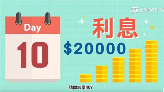 地下錢莊借10萬　一年後要還28萬