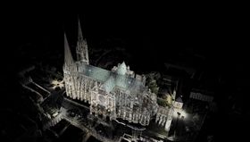 已故藝術史學家泰隆的聖母院3D雷射掃描數據，可望對重建帶來不少幫助。（圖／翻攝自官網）