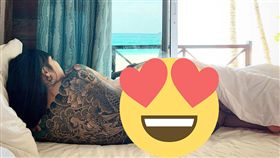 雲林,刺青,彫佐紋身,蔡萱,美尻,龍。彫佐紋身提供