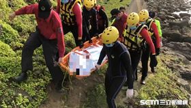 基隆市外木山海域浮屍現場（翻攝畫面）