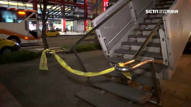6.1強震疑現裂縫！信義區天橋封閉