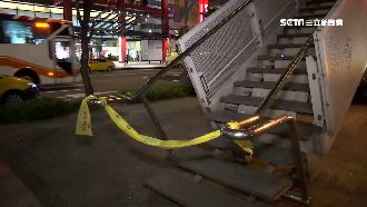 6.1強震疑現裂縫！信義區天橋封閉