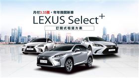▲和運租車推出LEXUS Select+訂閱式租賃服務。（圖／和運提供）