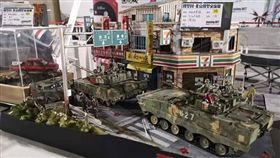 中國坦克台北街頭模型。