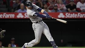 ▲水手希利本季首度單場雙響砲。（圖／美聯社／達志影像）