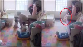 媽遇強震秒跳起護子 神反應網感動(圖/爆料公社)