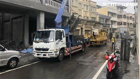 彰化大雨、大風鷹架倒塌／記者許書維攝