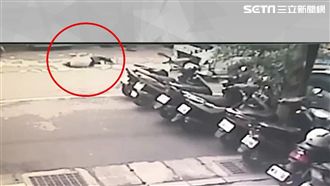 阿嬤騎車亂飄移　騎士超車回擊擋害摔