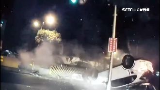 醉女玩命飆車險撞麥當勞　驚險畫面曝